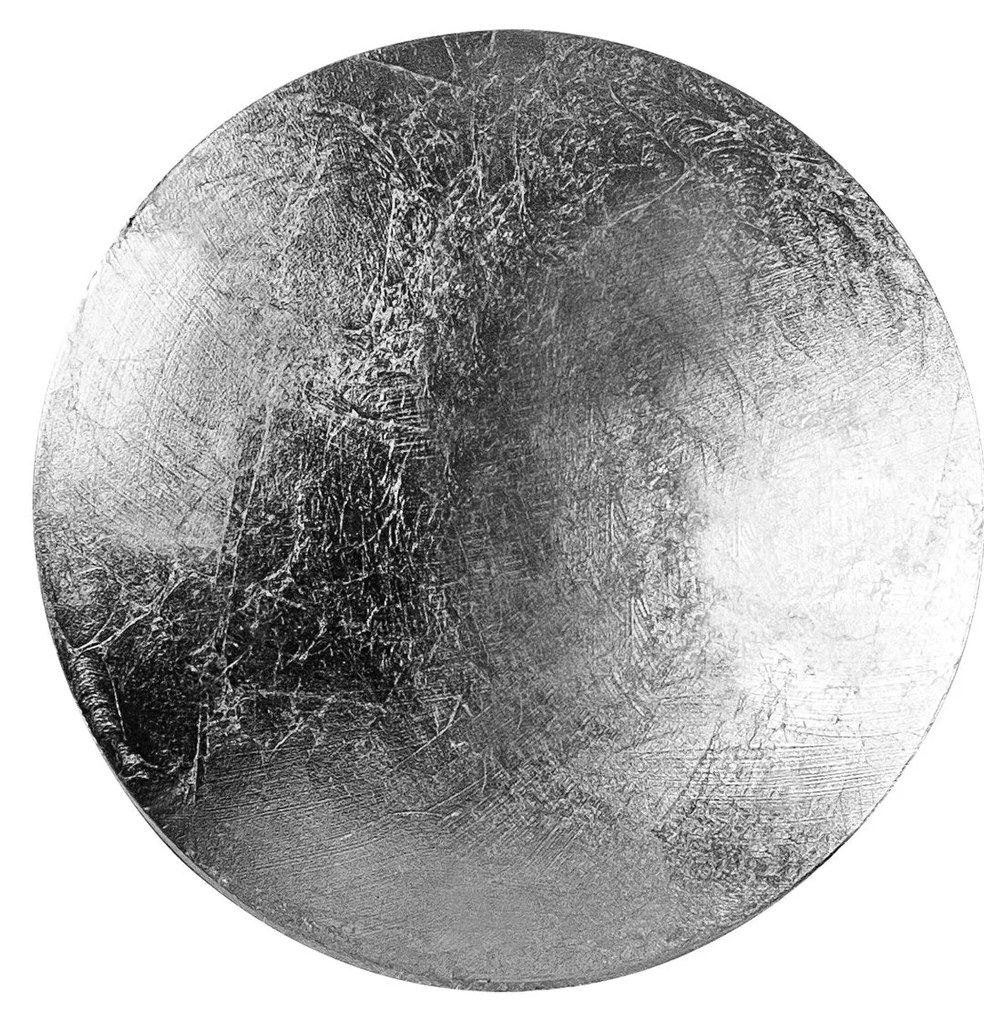 Candeeiro de Parede Yosma - Prateado - 25cm x 25cm x 16cm