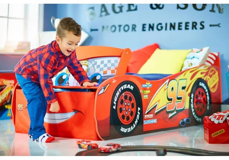 Cama infantil Filme carros faisca mcqueen 77 x 170 x 54 cm
