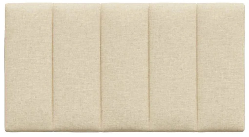 Almofadão de cabeceira 80 cm tecido creme