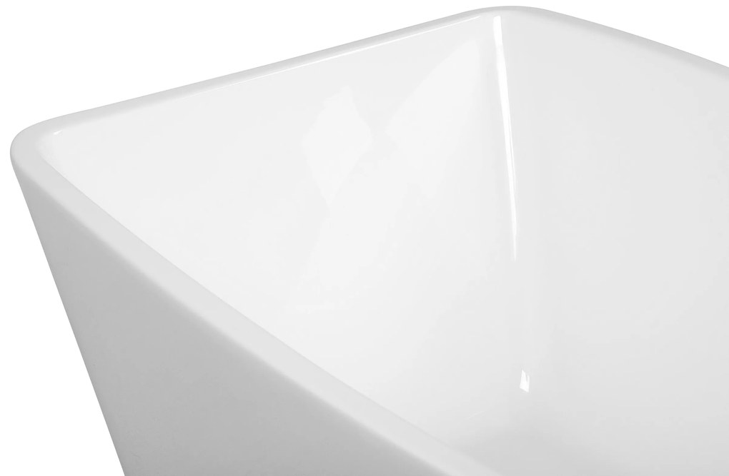 Banheira autónoma em acrílico branco 170 x 78 cm MARAVILLA Beliani