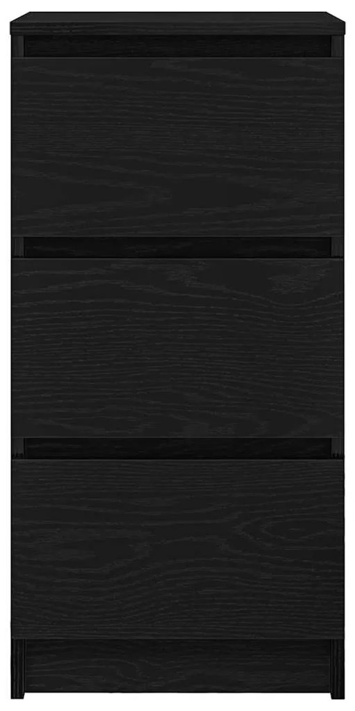 Aparador 37,5x35x76 cm derivados de madeira carvalho preto