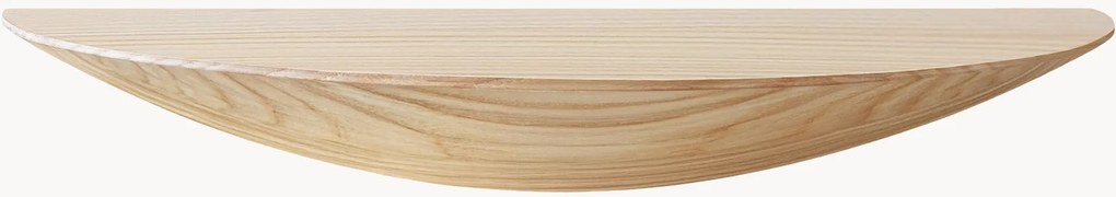 Estante de parede em madeira de freixo artesanal Drop