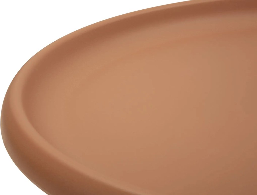 MESA DE CENTRO GEAX Ø 70X35 CM VERMELHA