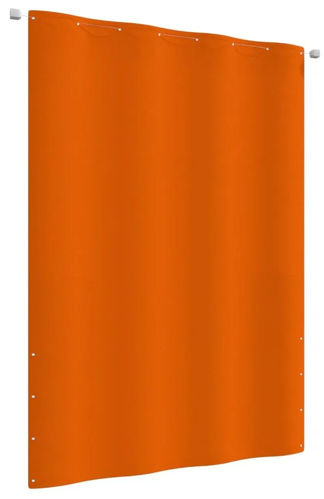 vidaXL Tela de varanda 160x240 cm tecido oxford laranja