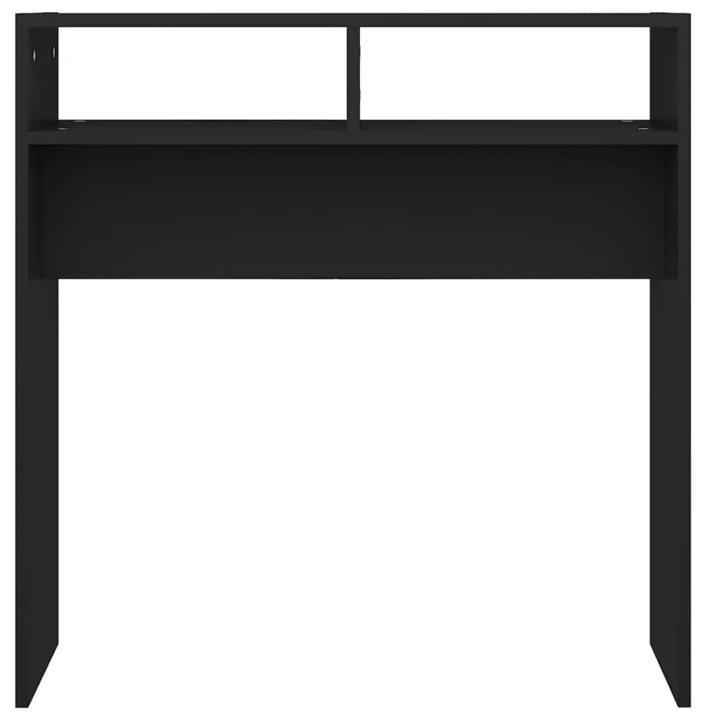 Mesa consola 78x30x80 cm derivados de madeira preto
