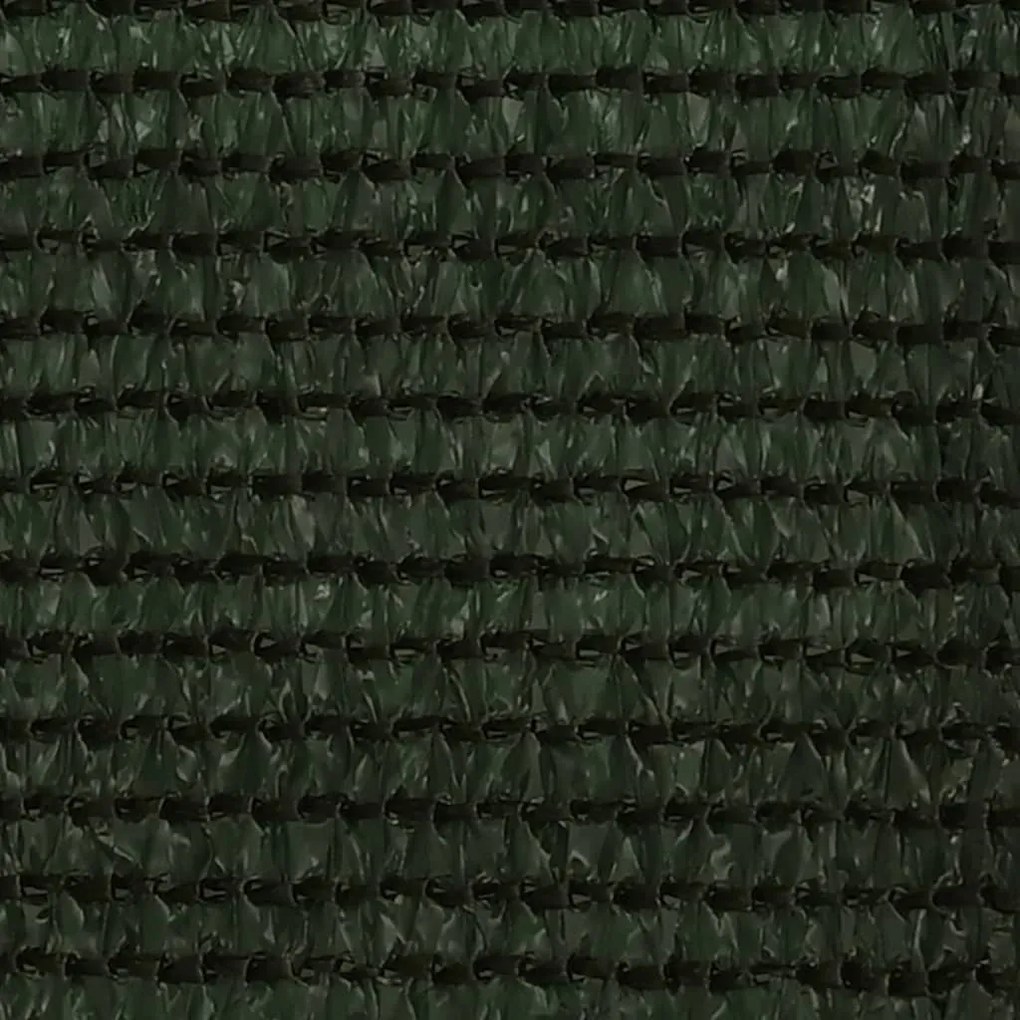 Tela de varanda 75x400 cm PEAD verde-escuro