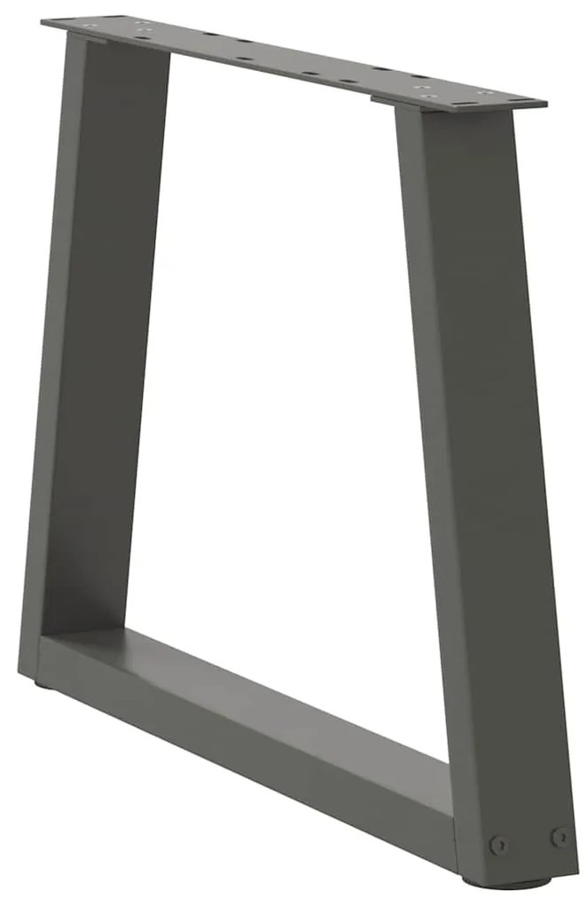 Pés para mesa de centro em forma de V, 2 peças, antracite, 50x (42-43,