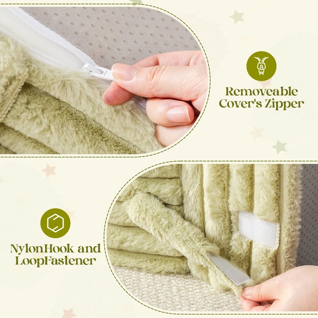 Sofá infantil para crianças Verde