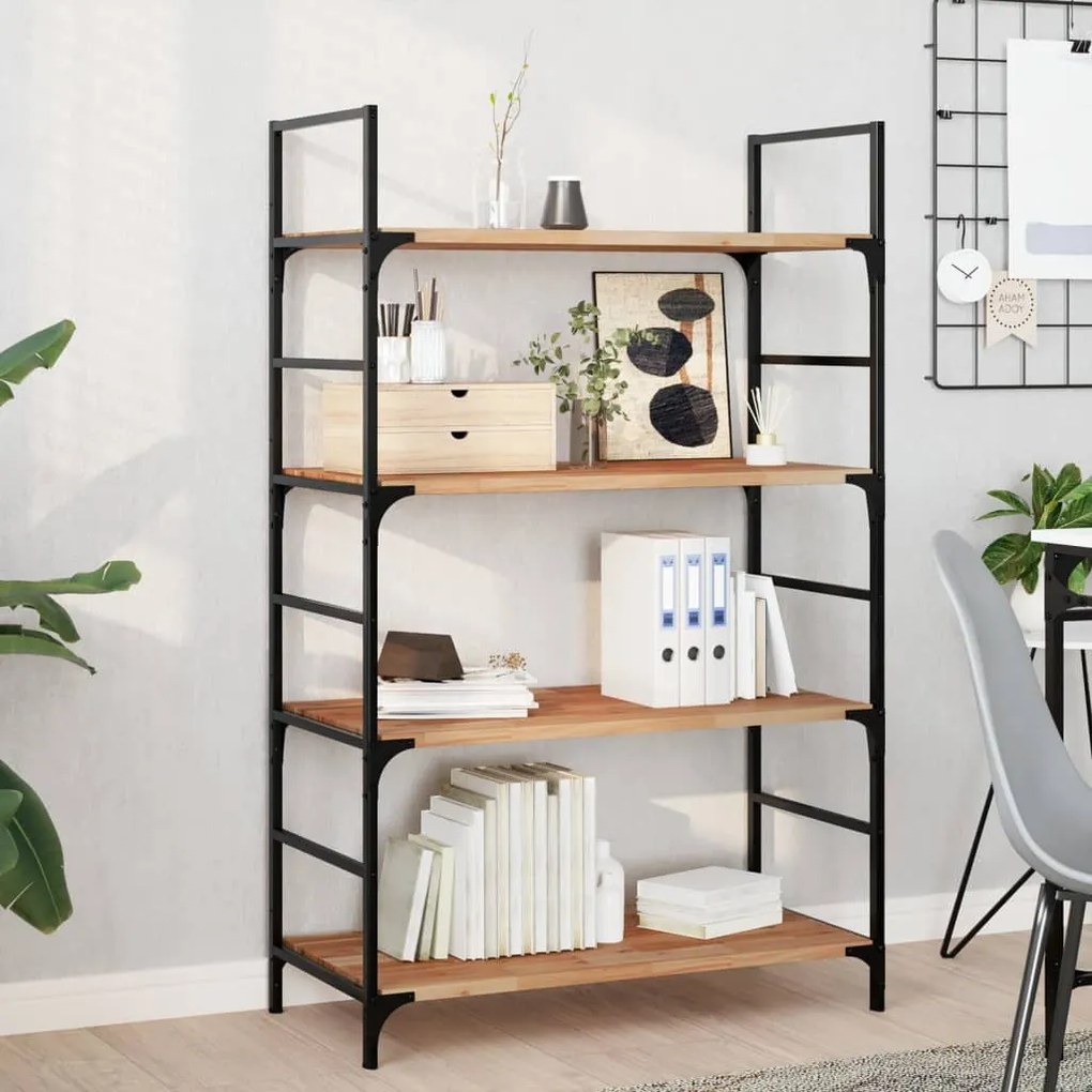 vidaXL Prateleira flutuante 100x40x2cm acácia maciça acabamento a óleo