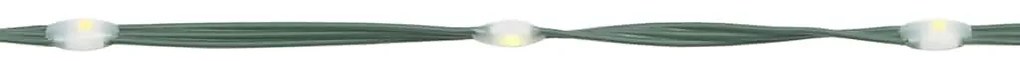 LED Árvore de Natal 615 LEDs Branco Quente 404,5 cm