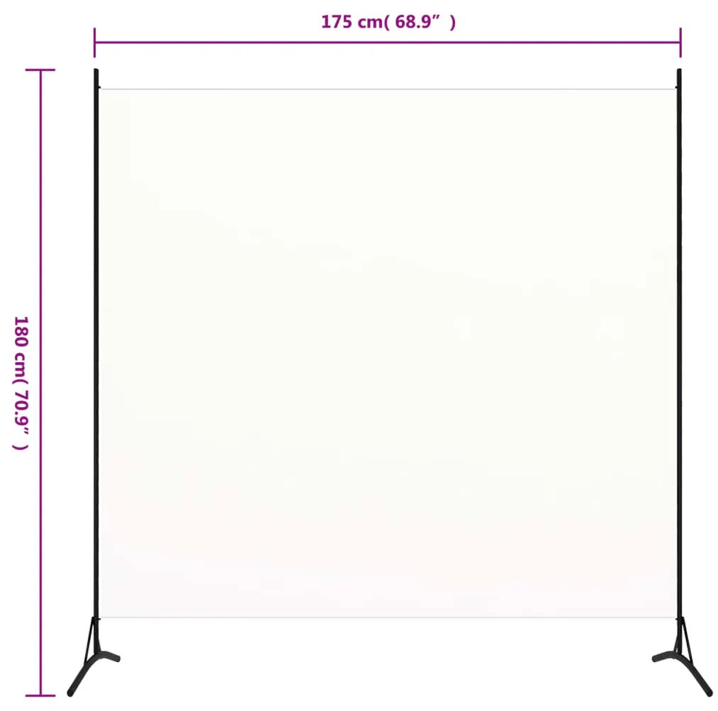 Divisória com 1 painel 175x180 cm tecido branco