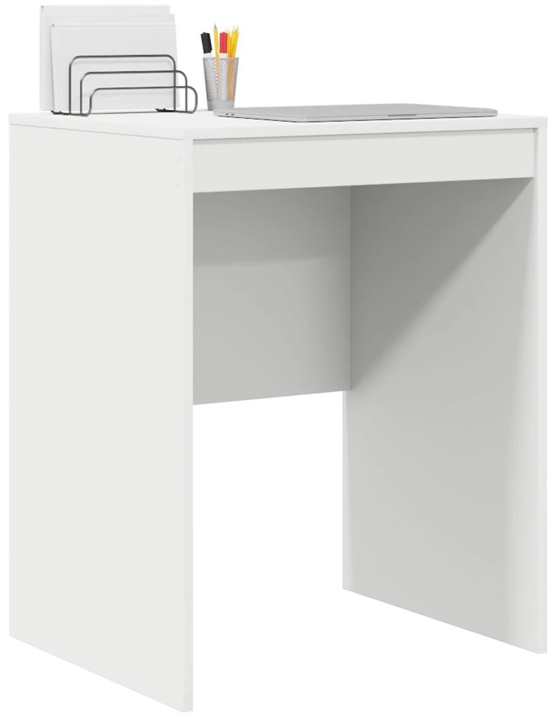 Mesa de Escrita Branca Madeira Engenheirada 60 x 50 x 76 cm