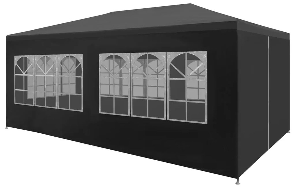 45102 vidaXL Tenda para festas 3x6 m antracite