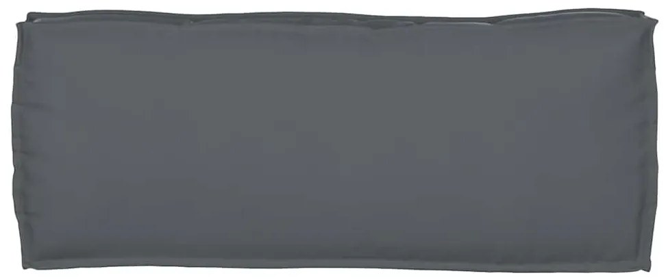 Almofada de Palete para Banco Antracite 100 x 40 x 8 cm em Tecido Oxfo
