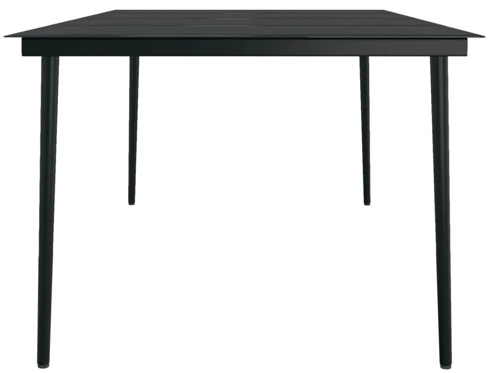 7 pcs conjunto de jantar para jardim com almofadões bege