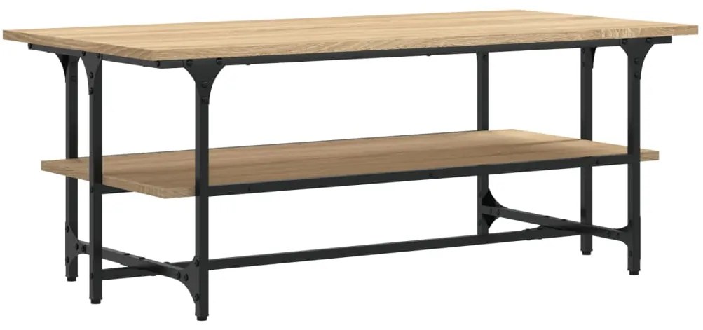 Mesa centro 100x50x40 cm derivados madeira cor carvalho sonoma