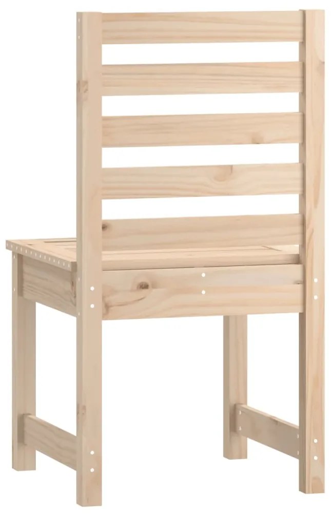 Cadeiras de jardim 2 pcs 50x48x91,5 cm pinho maciço