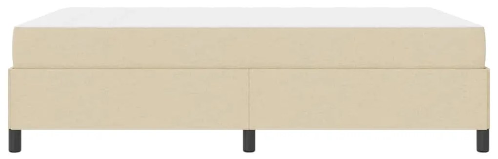 Cama Box Creme, Preto 140 x 190 cm