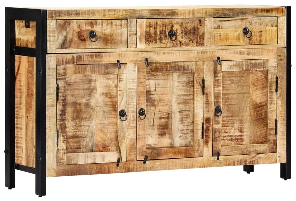 vidaXL Aparador 120x35x76 cm madeira de mangueira maciça