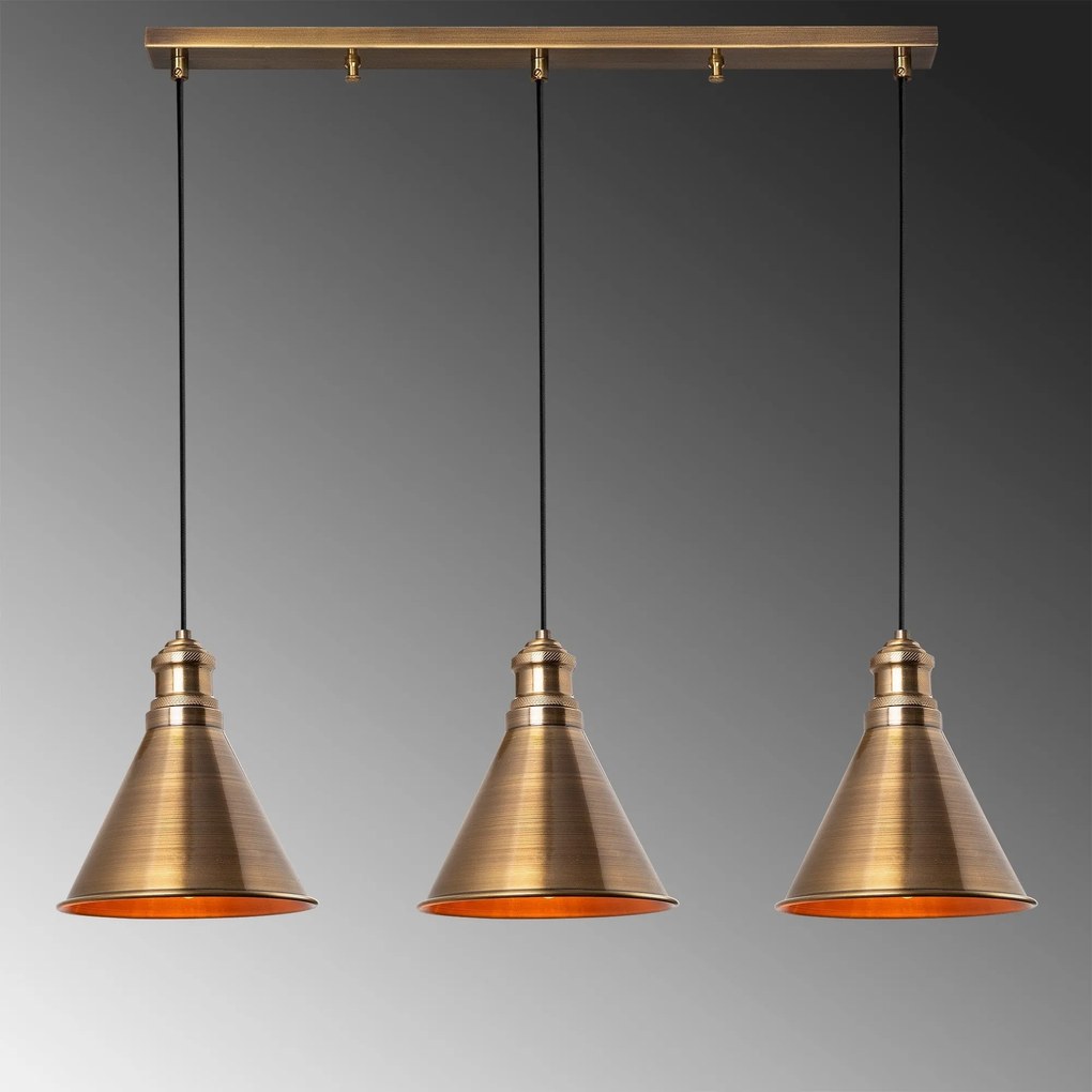 Candeeiro de Teto Sivani – Vintage – 70 x 20 cm