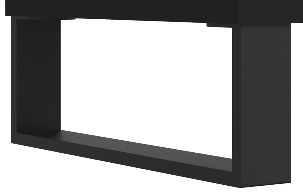 Móvel para TV 150x30x50 cm derivados de madeira preto