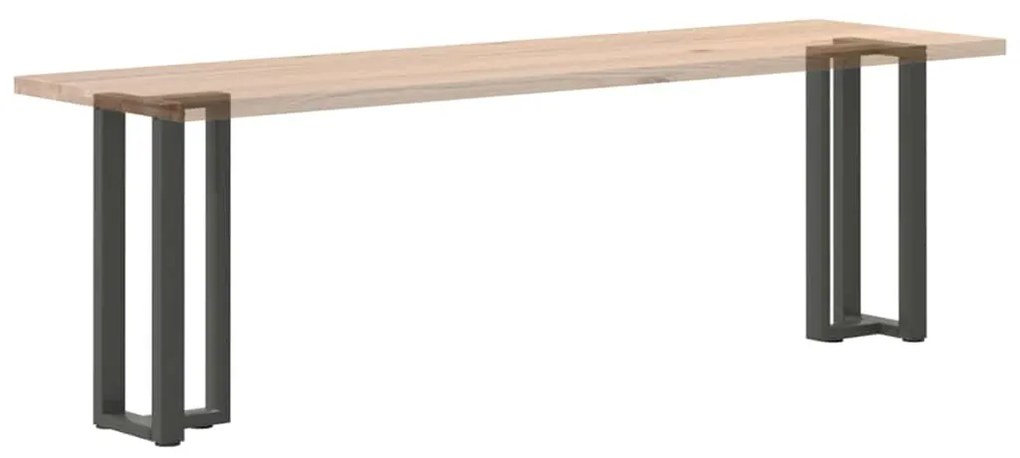 Pés de mesa de console em forma de T, 2 peças, antracite, 25x28x(72-73