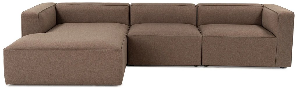 Sofá de Canto Mora XL – Castanho – 320 cm