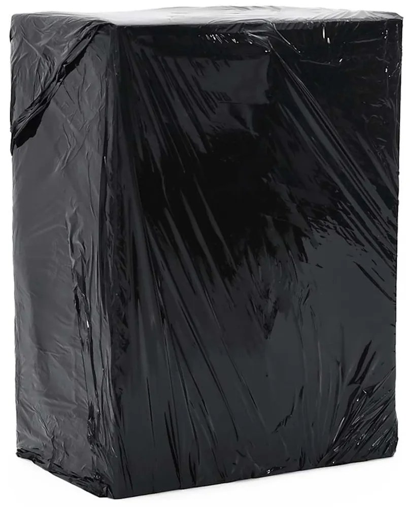 vidaXL Película extensível 6 unid preto 23 μm 50 cm x 300 m