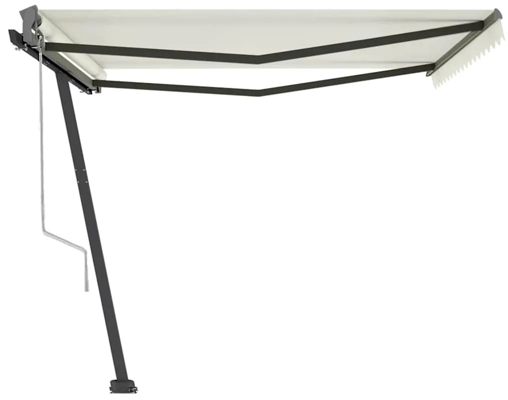 Toldo automático independente 400x300 cm cor creme