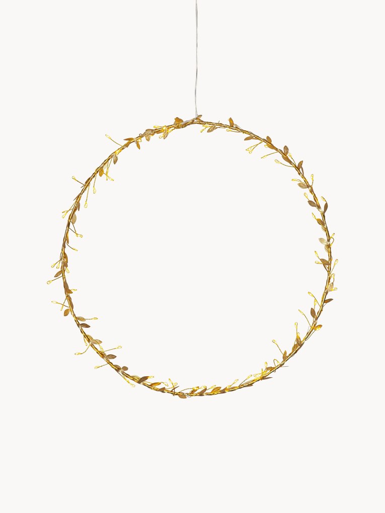 Coroa de Natal LED com temporizador Winny, Ø 38 cm