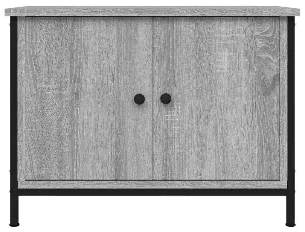 Móvel para TV c/ portas 60x35x45 cm deriv. madeira cinza sonoma