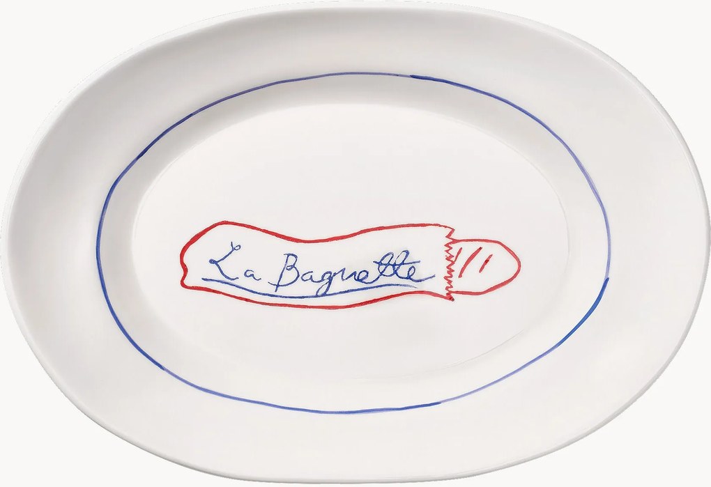 Travessa pintada à mão Picnic