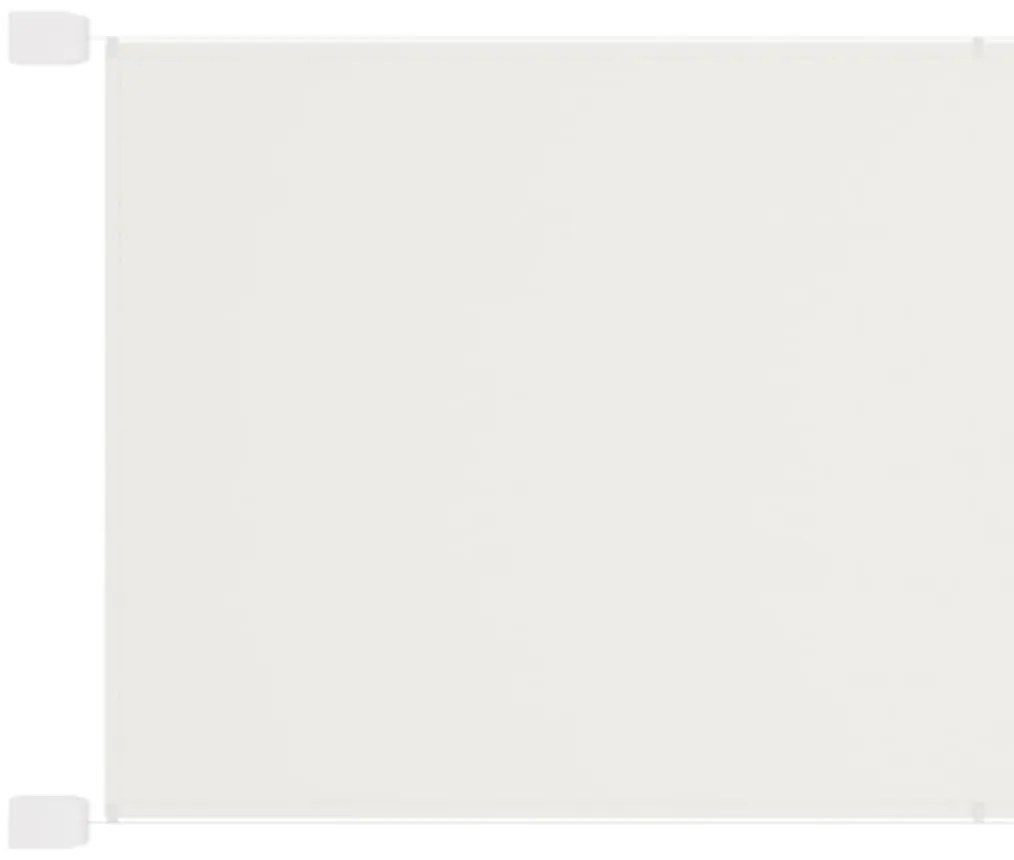 vidaXL Toldo vertical 300x420 cm tecido oxford branco