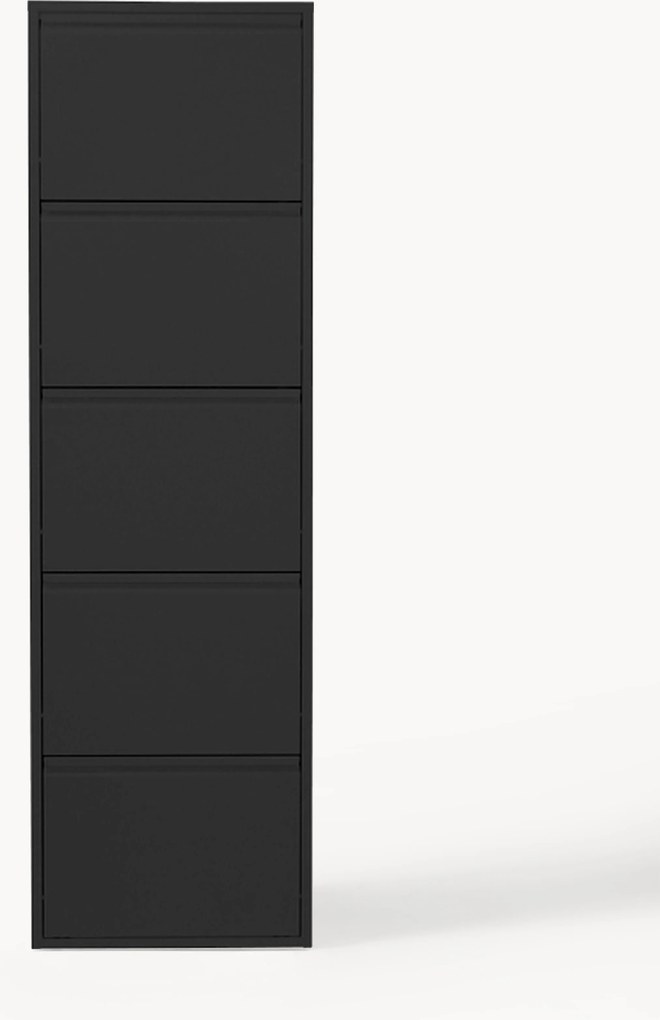 Sapateira de parede com compartimentos rebatíveis Caruso