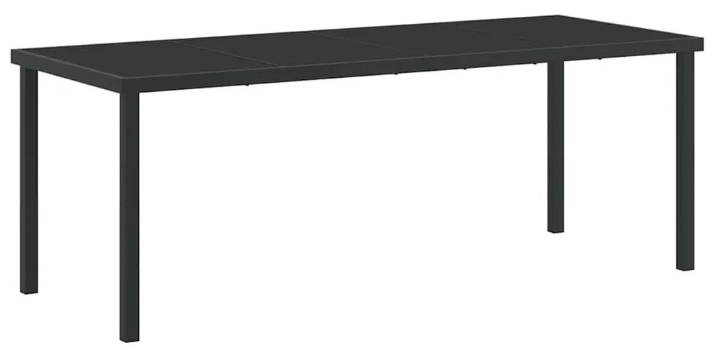 Conjunto de Cadeiras de Jardim 7 pcs Cinzeto 200 x 80 x 73 cm