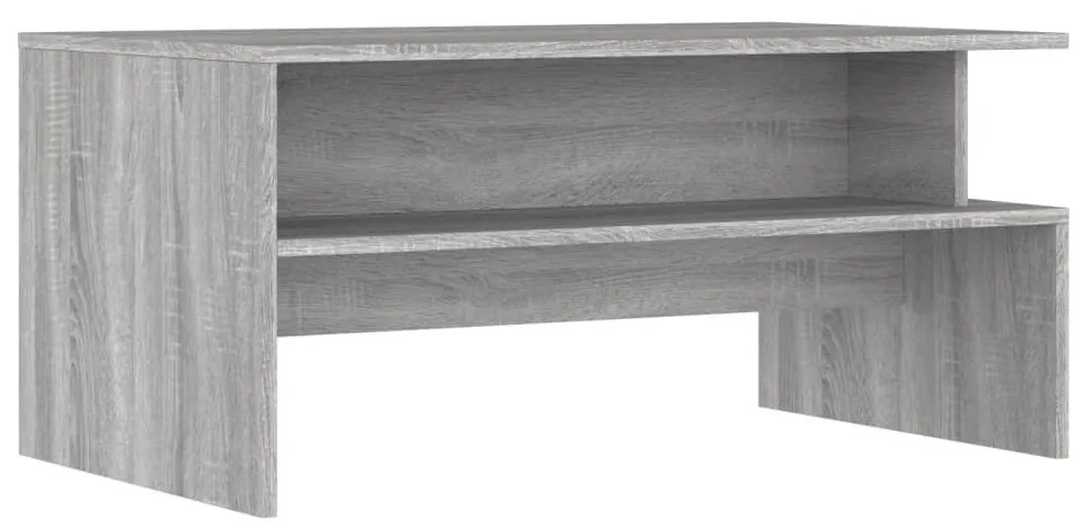 Mesa de centro 90x55x42,5 cm derivados de madeira cinza sonoma