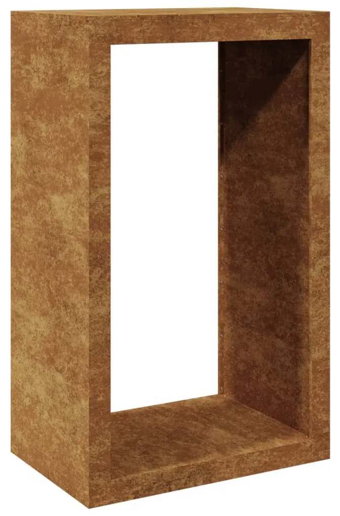 Suporte para lenha 60x40x100 cm aço corten