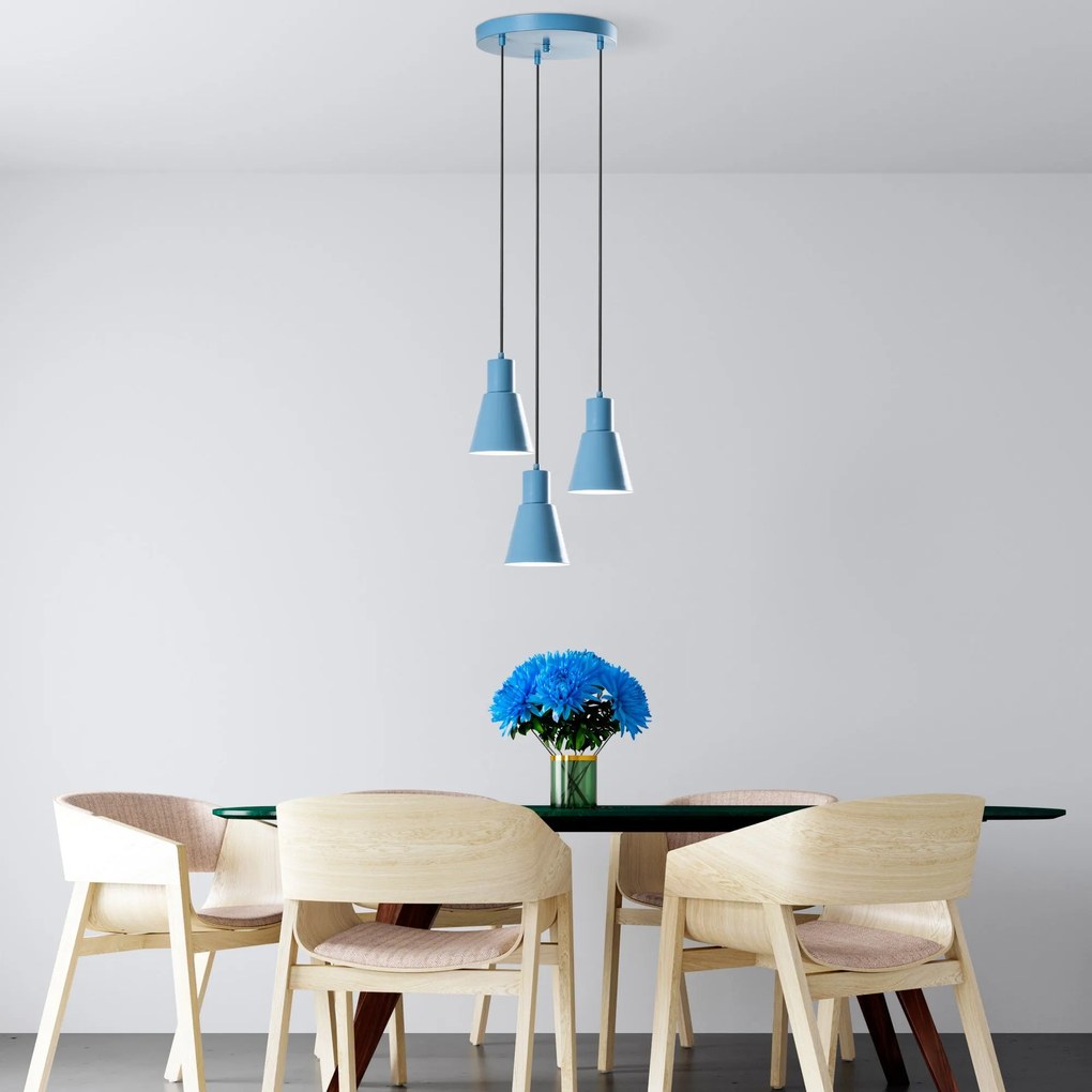 Chandelier Konikkem – Azul Claro – Ø40 cm