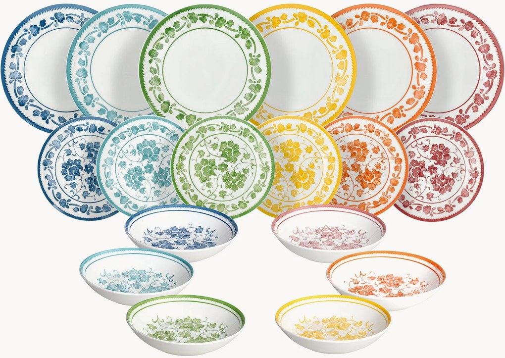 Conjunto de loiça em porcelana Madison Sintra, 6 pessoas, conjunto de 18