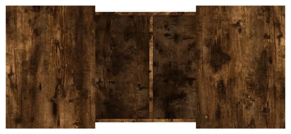 Mesa de centro 80x55x40 cm derivados de madeira carvalho fumado