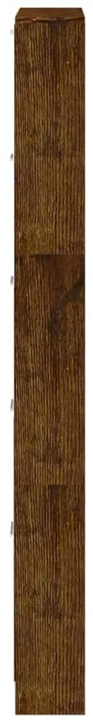 Sapateira 59x17x169 cm derivados de madeira carvalho fumado