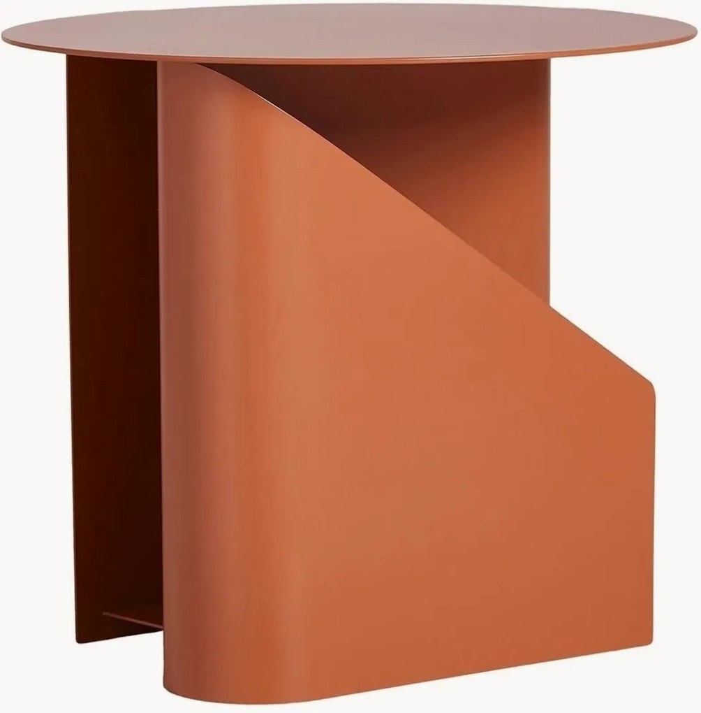 Mesa de apoio redonda com porta-revistas Sentrum
