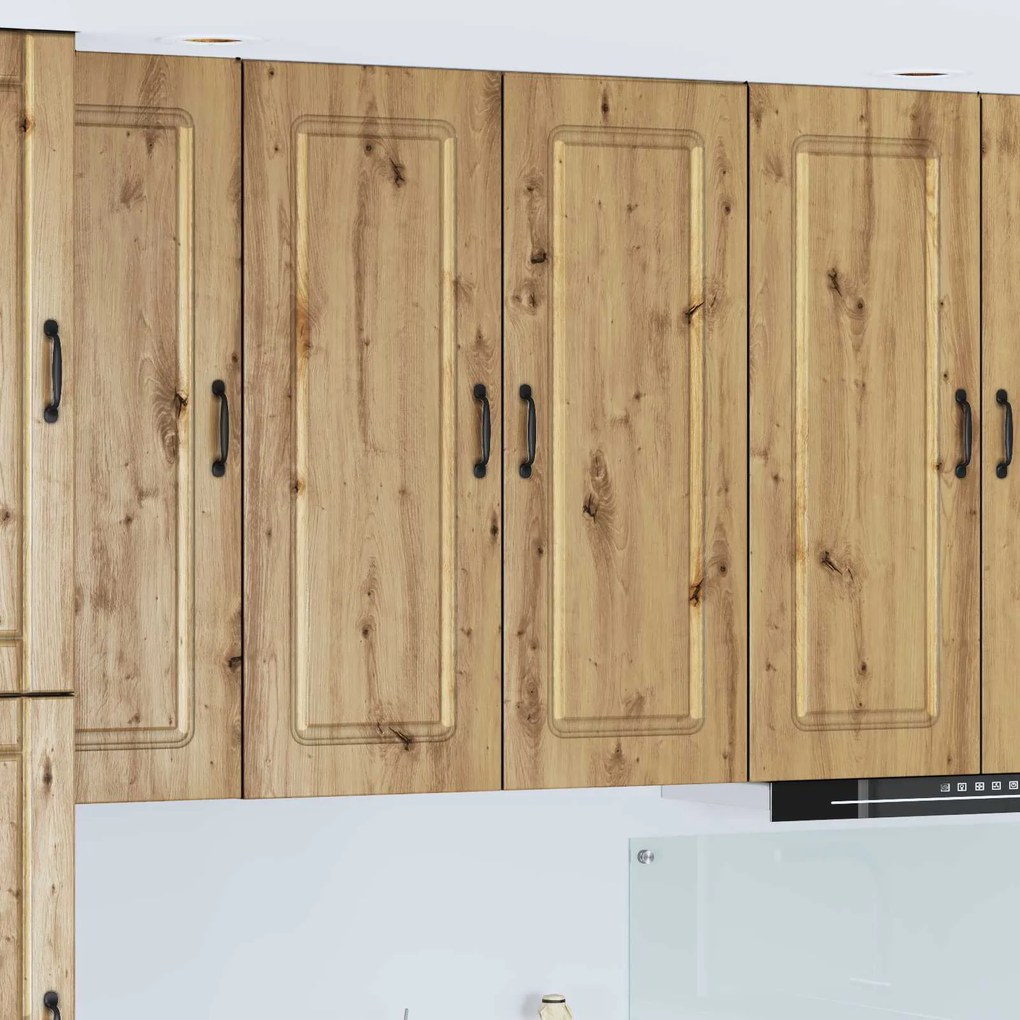 vidaXL Armário de Cozinha Kalmar Carvalho Artesanal 80 x 31 x 100 cm