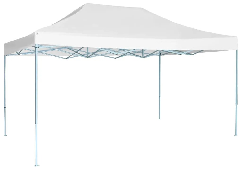 vidaXL Tenda dobrável profissional para festas 3x4 m aço branco