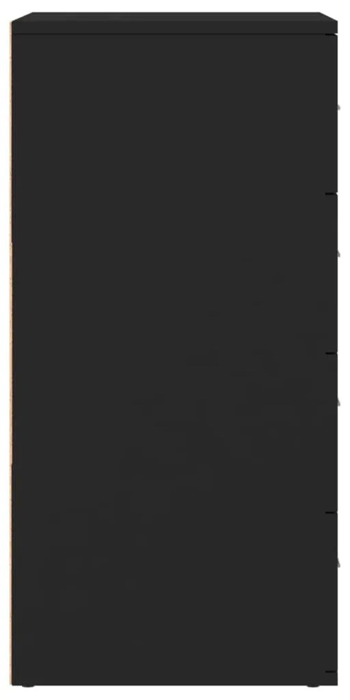 Aparador 60x39x80 cm derivados de madeira preto