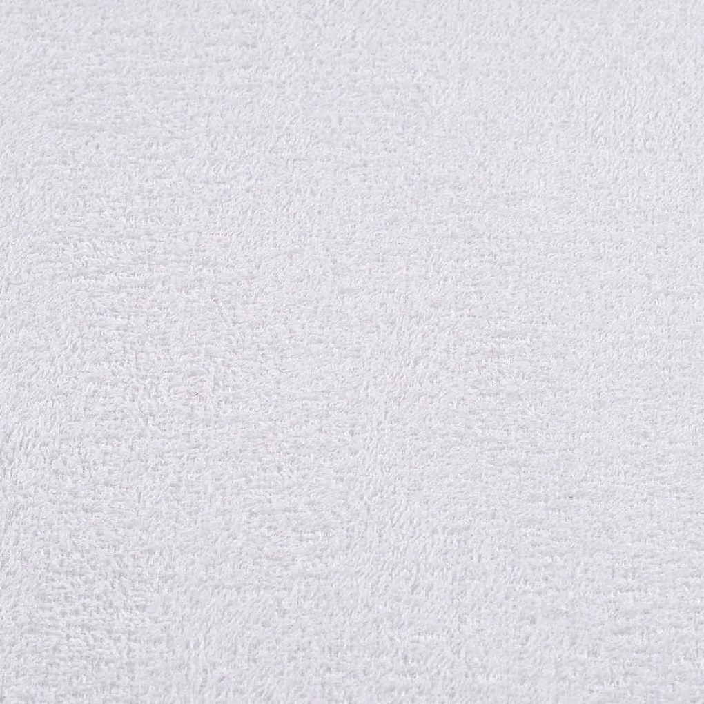 Toalhas 4 pcs 100x200 cm 360 gsm 100% algodão branco