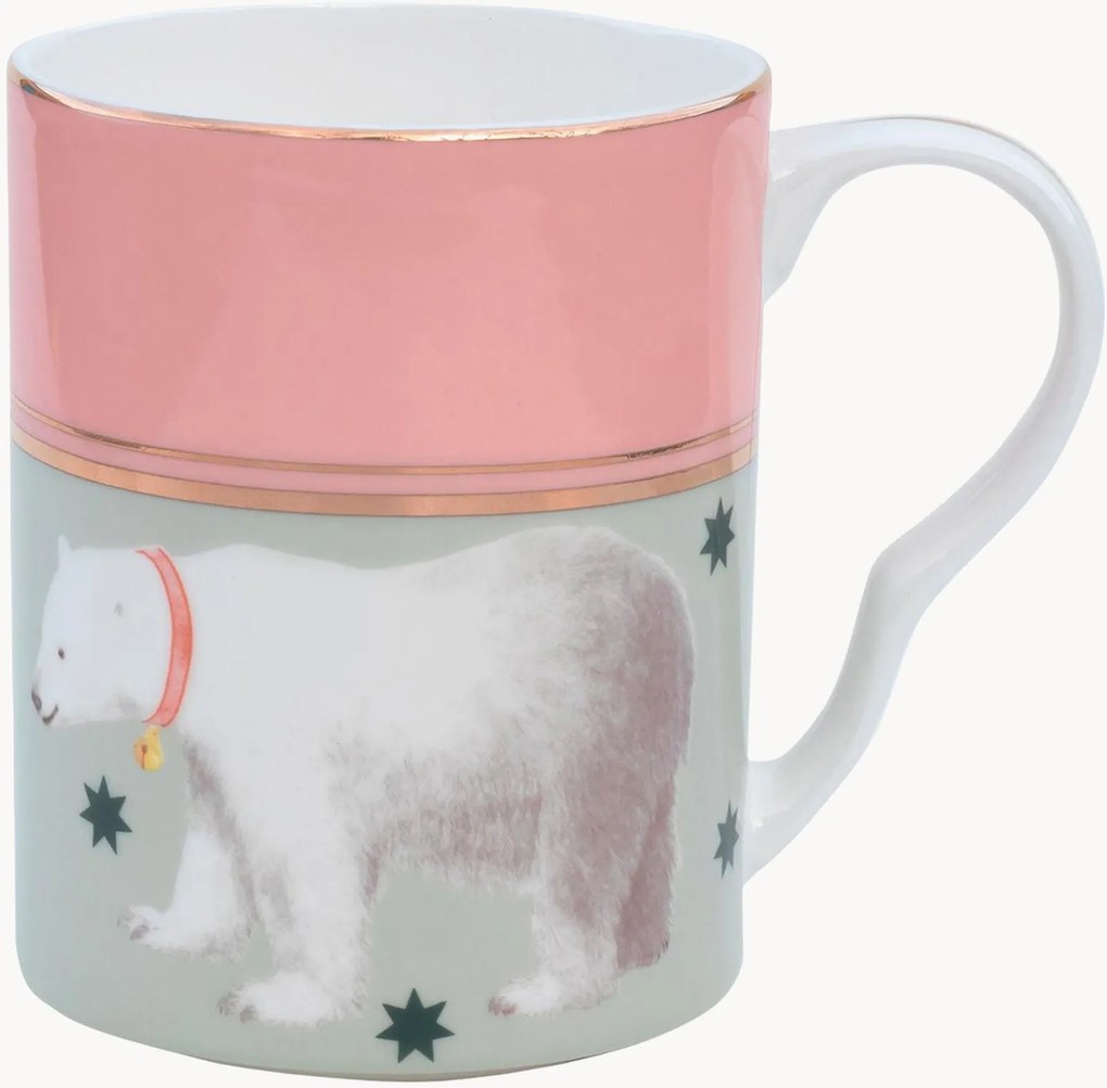 Caneca em porcelana fine bone china Bear