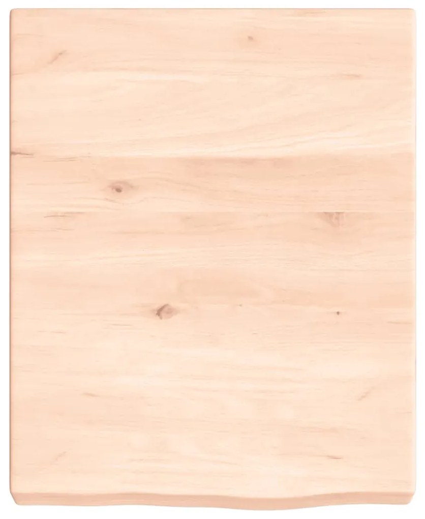 Prateleira de parede 40x50x(2-6) cm carvalho maciço não tratado