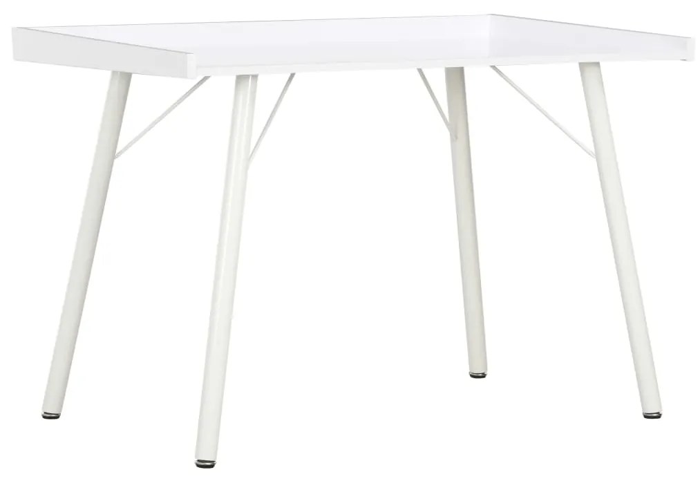 vidaXL Secretária 90x50x79 cm branco