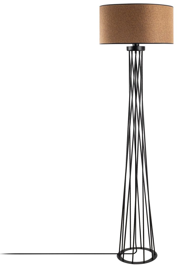 Lâmpada de Pé Tall – Castanha – 50x175x50 cm